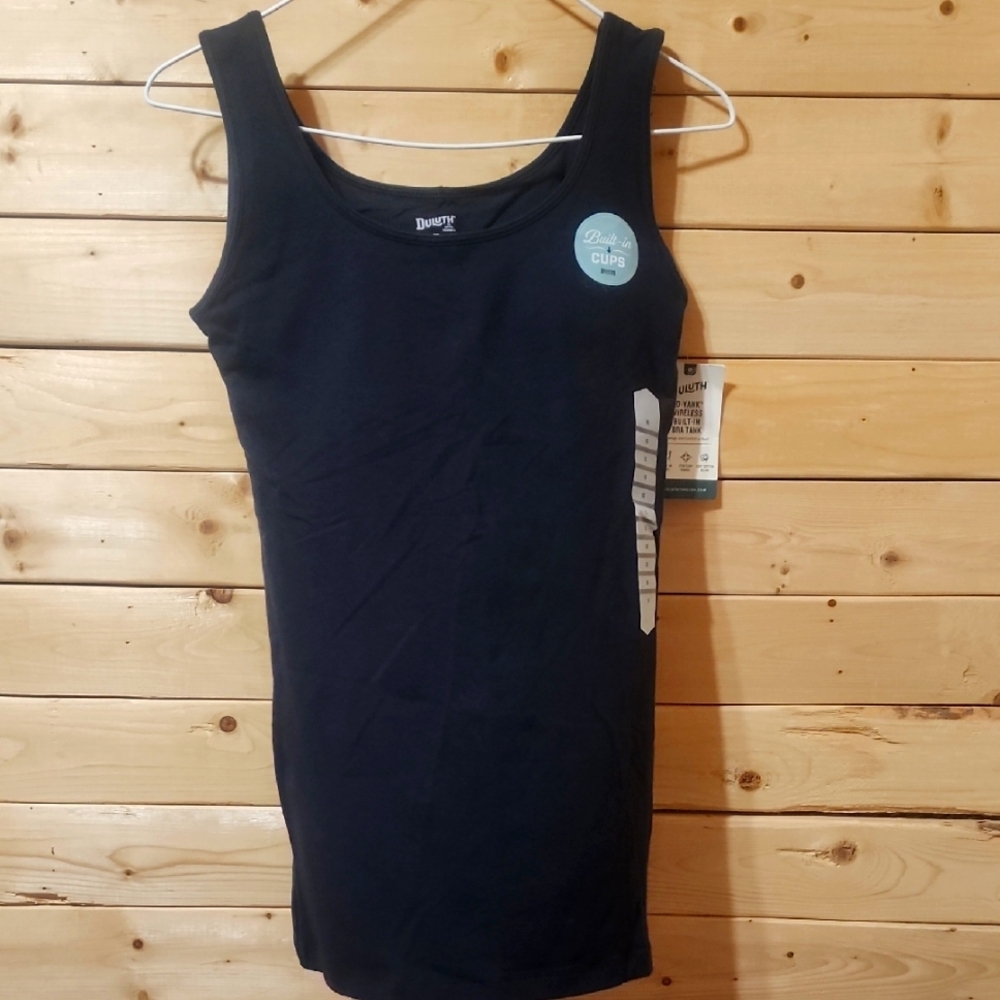 Duluth Trading Co Tank Top Size XS NEW Wireless Built In Bra